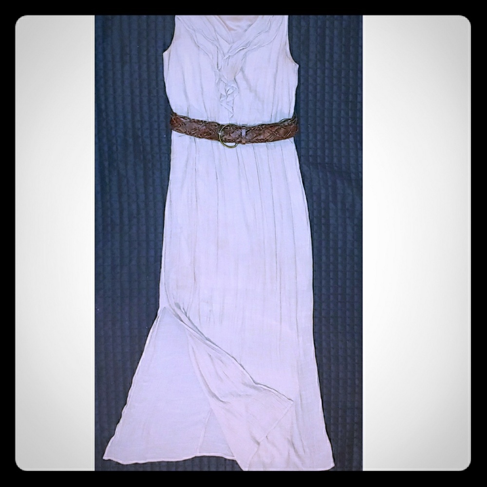 Long light brown / tan dress